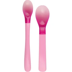 Canpol babies Zestaw magicznych łyżek zmieniających kolor 2 szt. pink