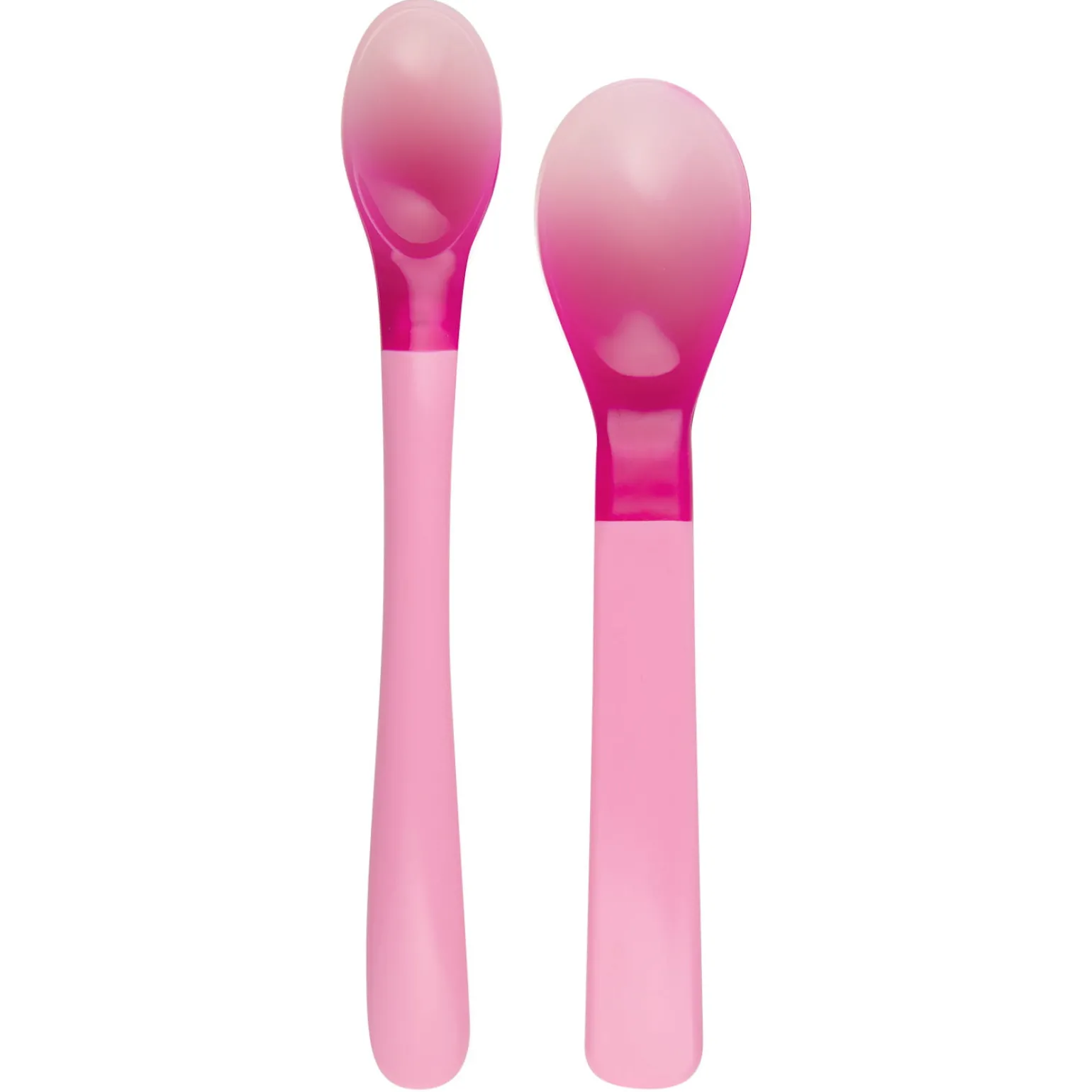 Canpol babies Zestaw magicznych łyżek zmieniających kolor 2 szt. pink