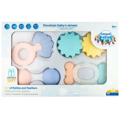 Canpol babies Zestaw pierwszych grzechotek PASTEL
