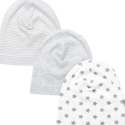 Czapeczka Niemowlęca 3 pack Basic Grey Melange