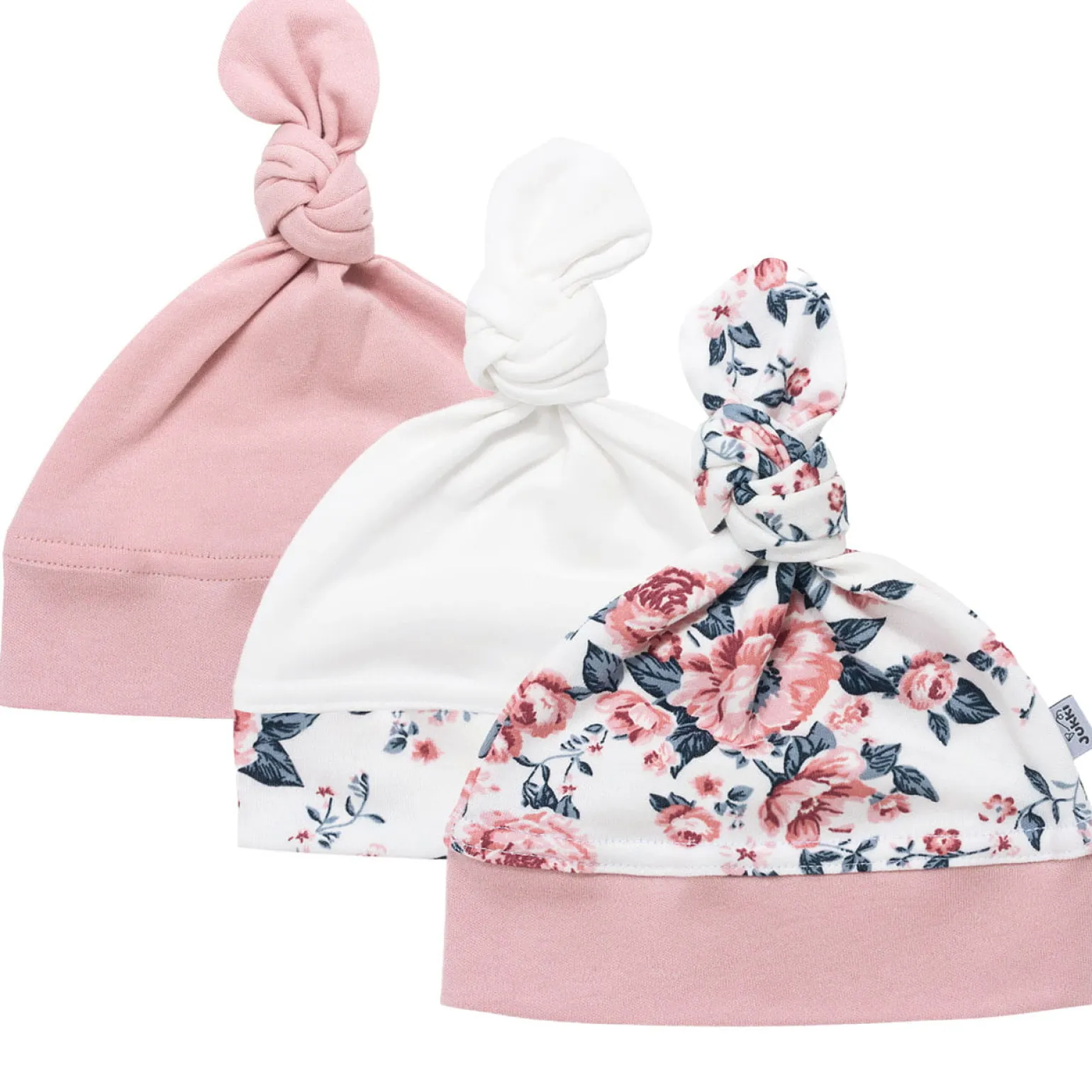 Czapeczka Niemowlęca 3 pack Roses