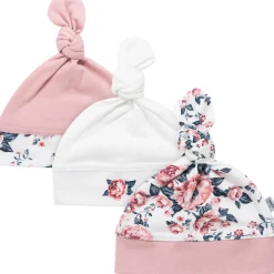 Czapeczka Niemowlęca 3 pack Roses