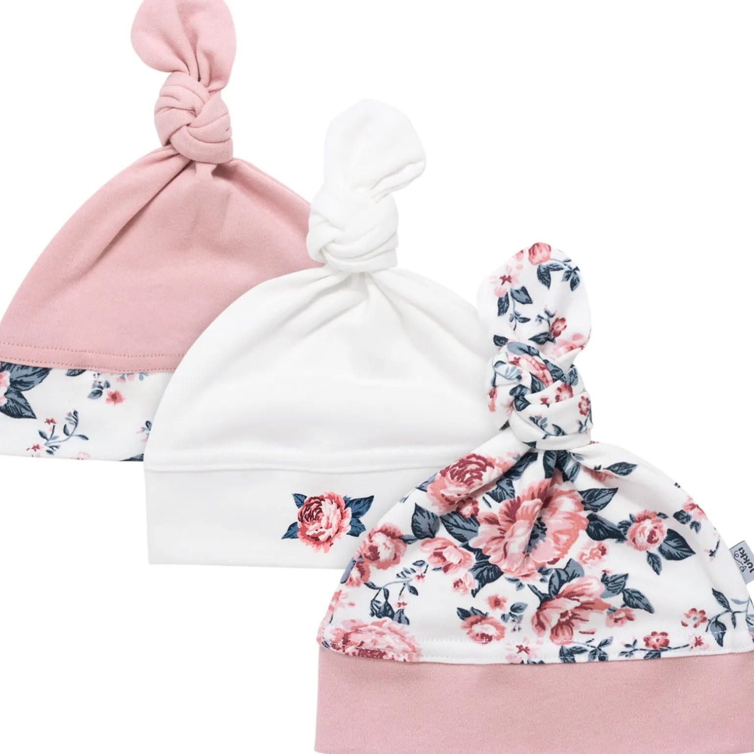 Czapeczka Niemowlęca 3 pack Roses