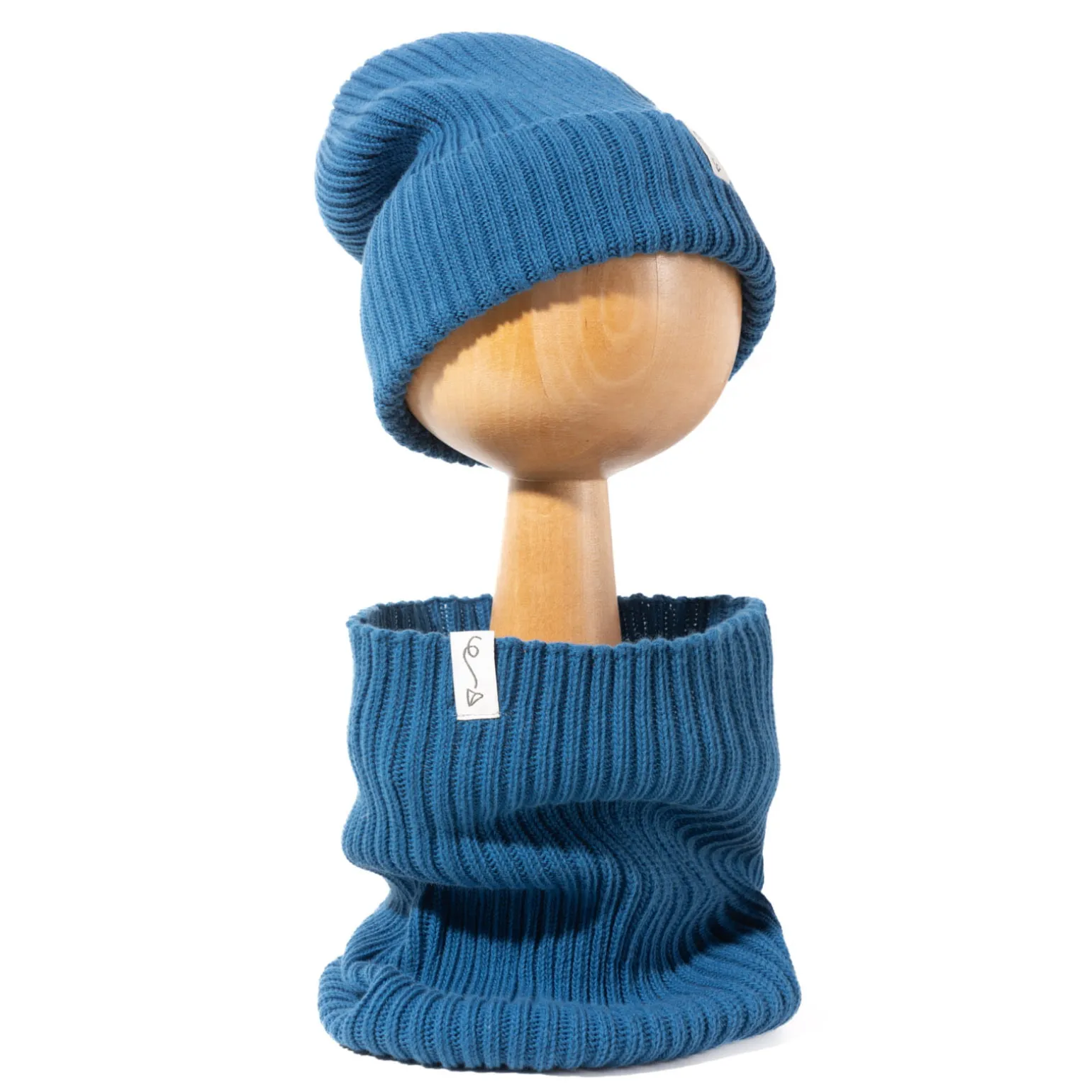 Czapeczka z dzianiny bawełnianej - NAVY BLUE