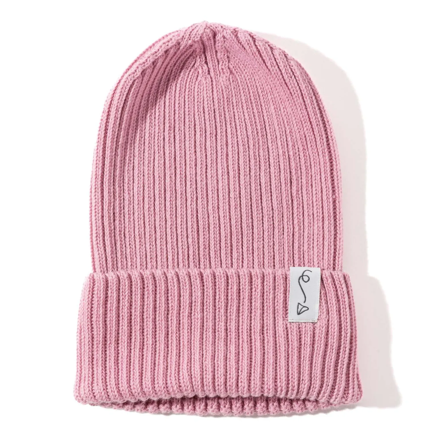 Czapeczka z dzianiny bawełnianej - PINK