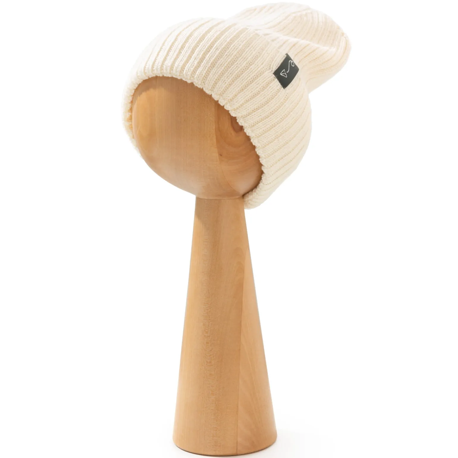 Czapeczka z wełny Merino - ECRU
