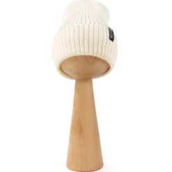 Czapeczka z wełny Merino - ECRU