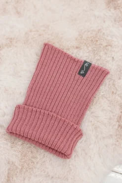 Czapeczka z wełny Merino - PINK