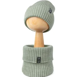 Czapeczka z wełny Merino - SAGE