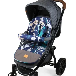 Dwustronna wkładka do wózka spacerowego - Navy Blue