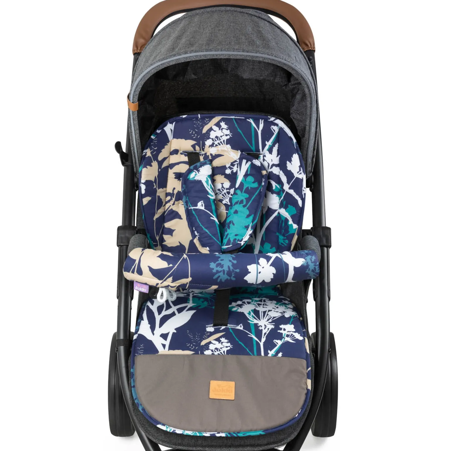 Dwustronna wkładka do wózka spacerowego - Navy Blue