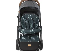 Dwustronna wkładka do wózka spacerowego - Eucalyptus Black
