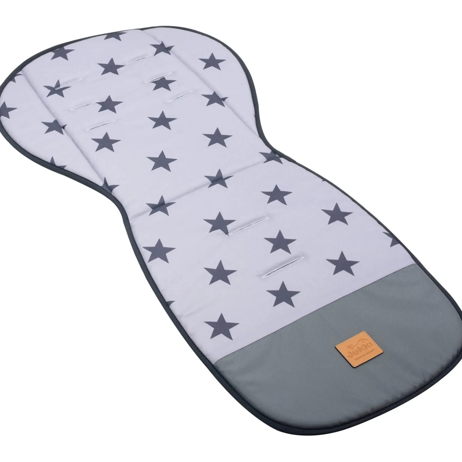 Dwustronna wkładka do wózka spacerowego - Grey Stars