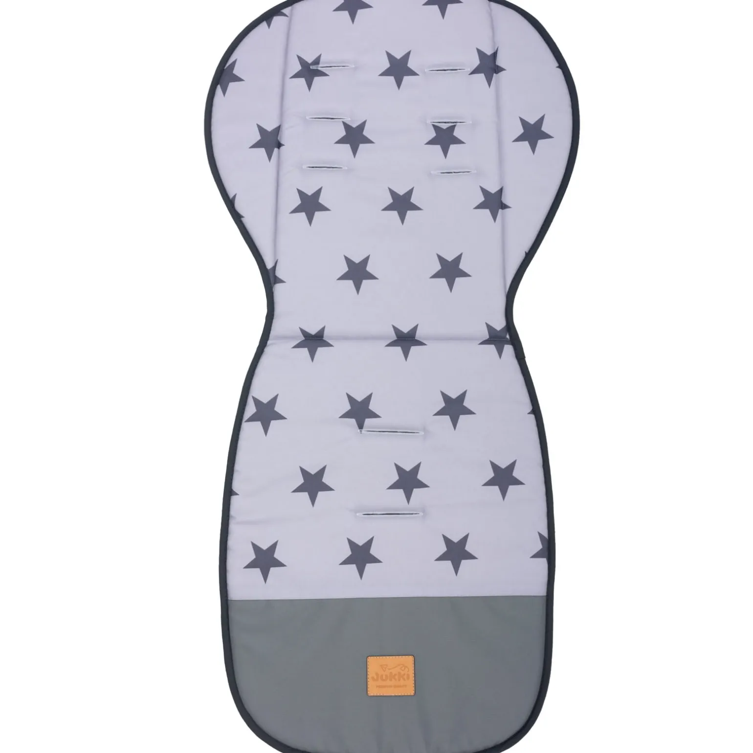 Dwustronna wkładka do wózka spacerowego - Grey Stars