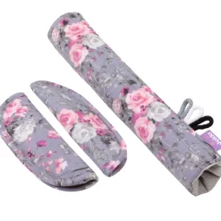Dwustronna wkładka do wózka spacerowego - Tea Roses