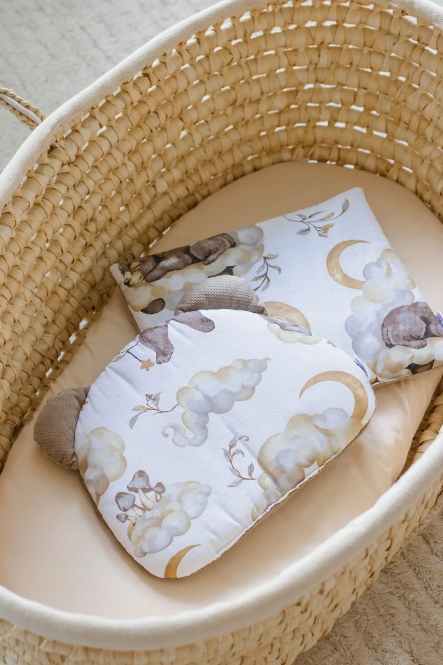 4 elementowy zestaw do wózka - Sweet Teddy i Latte Velvet