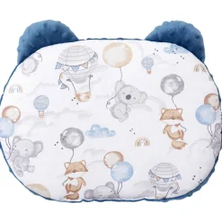 4 elementowy zestaw XL do wózka - Balloon Friends & jeansowe Minky