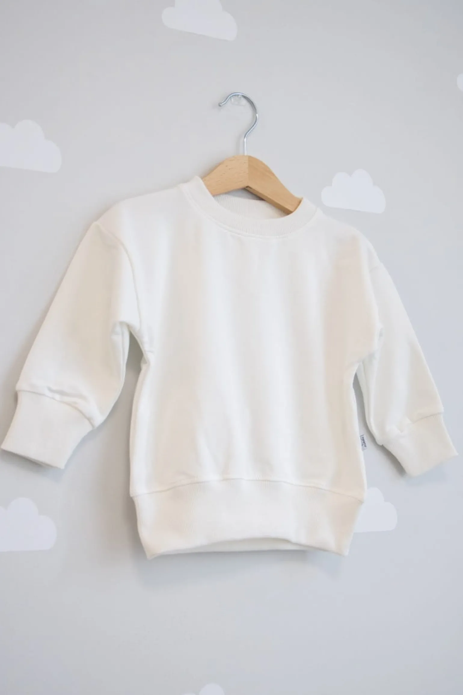 JUKKI Bluza dresowa oversize - Ecru