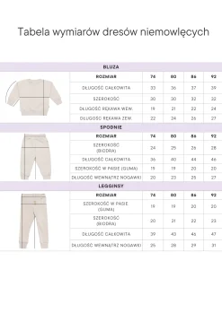 JUKKI Bluza dresowa oversize - Beige