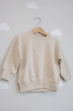JUKKI Bluza dresowa oversize - Beige