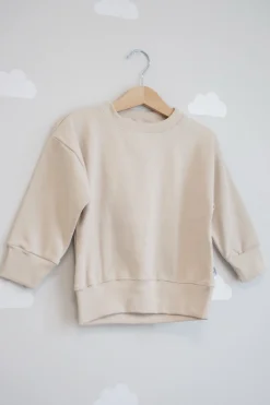 JUKKI Komplet prążkowany dziecięcy - Beige