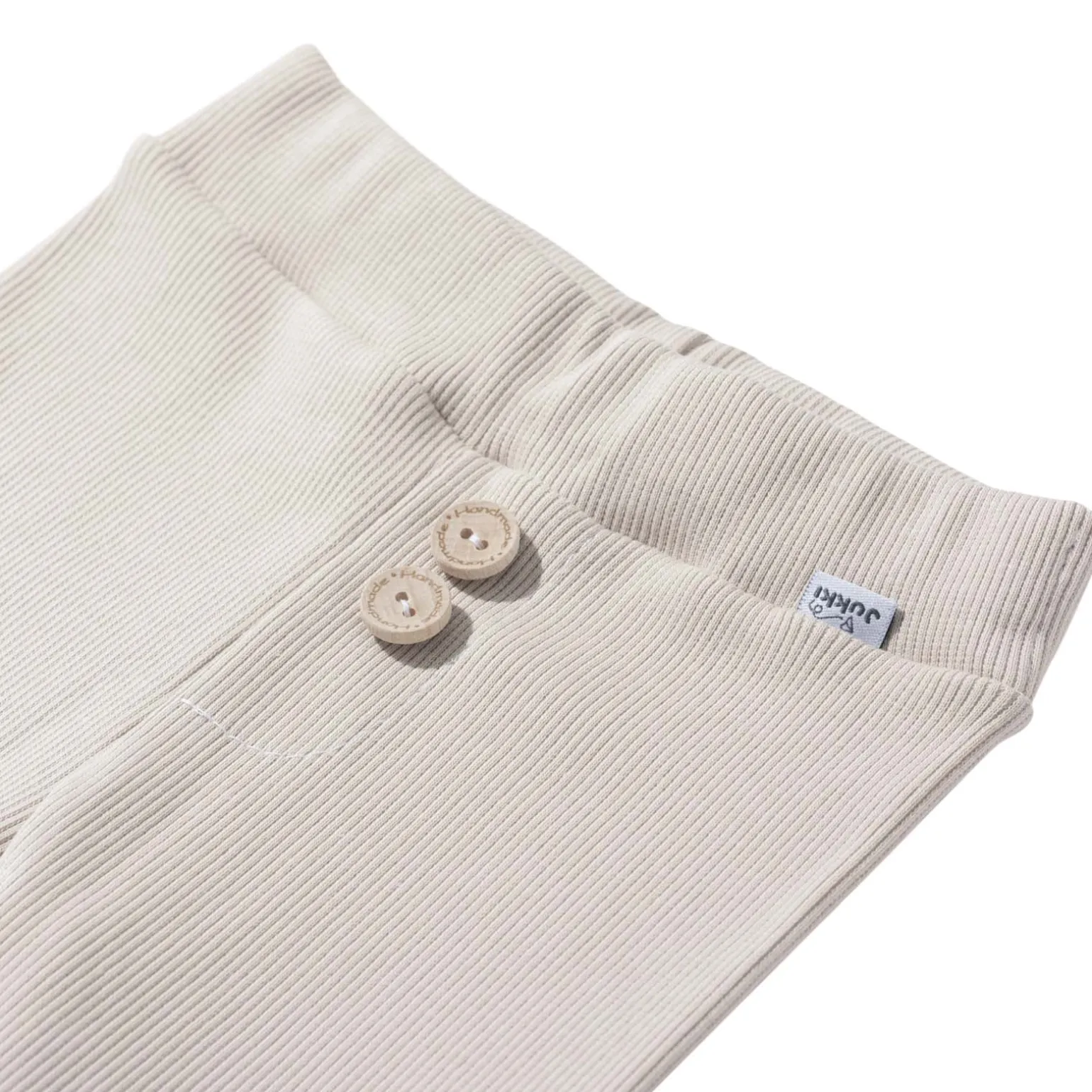 JUKKI Komplet prążkowany dziecięcy - Beige