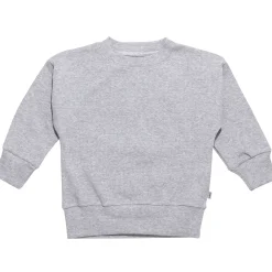JUKKI Prążkowana bluza oversize - Grey Melange