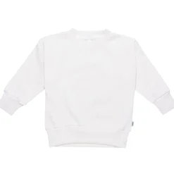 JUKKI Prążkowana bluza oversize - Ecru