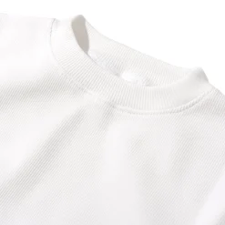 JUKKI Prążkowana bluza oversize - Ecru