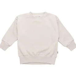 JUKKI Prążkowana bluza oversize - Beige