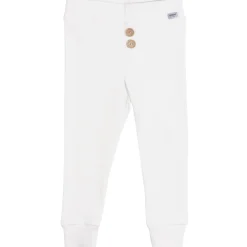JUKKI Prążkowane legginsy dziecięce - Ecru