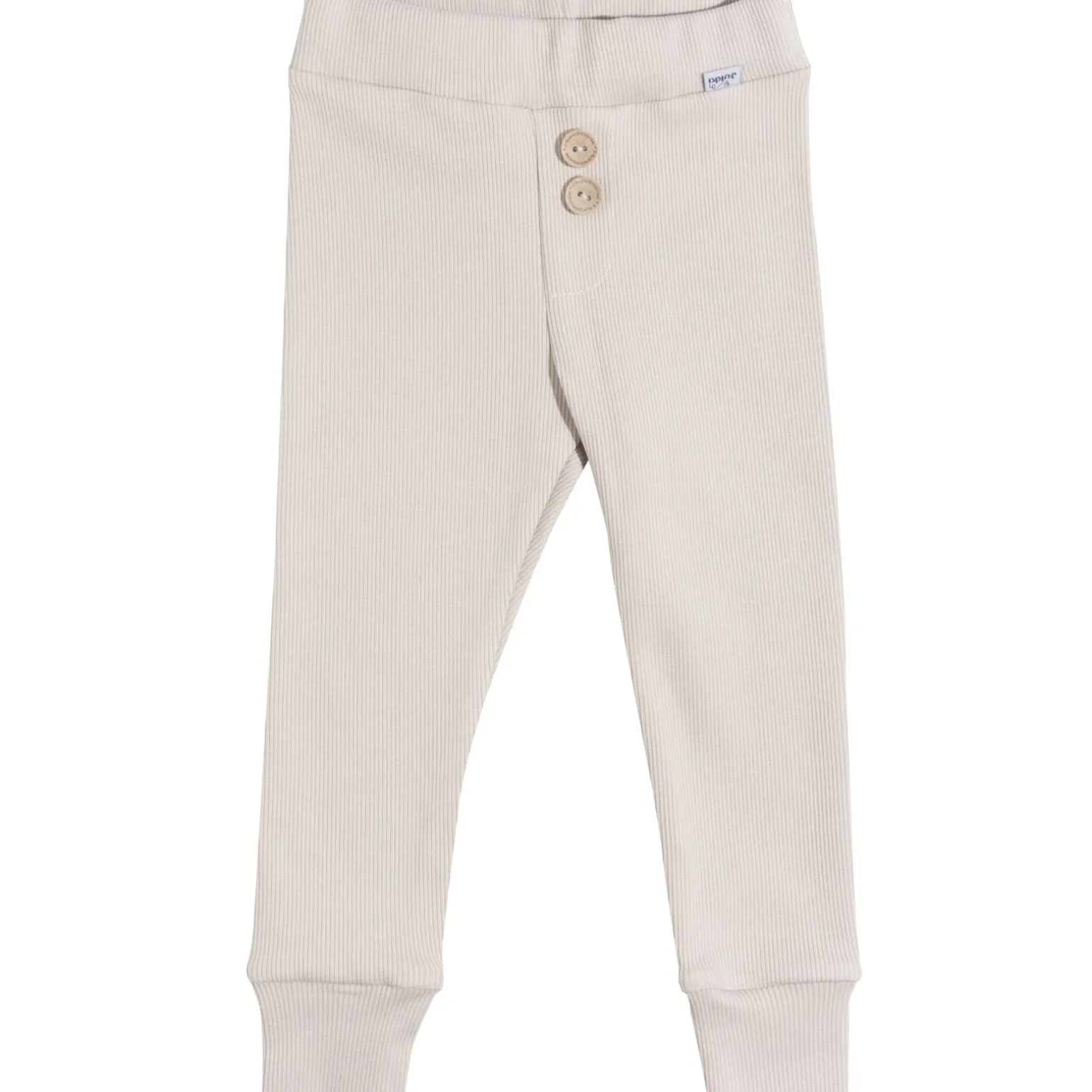 JUKKI Prążkowane legginsy dziecięce - Beige