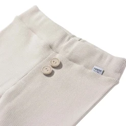 JUKKI Prążkowane legginsy dziecięce - Beige