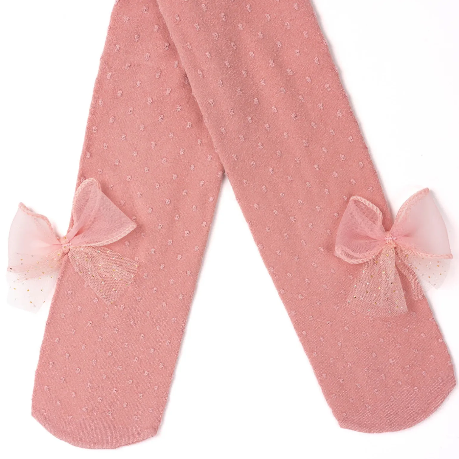 KNITTEX Rajstopy Dziewczęce Nusia Baby z kokardkami