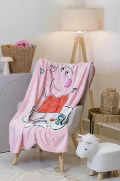 Kocyk dla Dzieci Coral 110x140 cm Peppa Pig