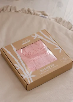 Kocyk dziany BAMBUS 75 x 100 cm - Blush Pink