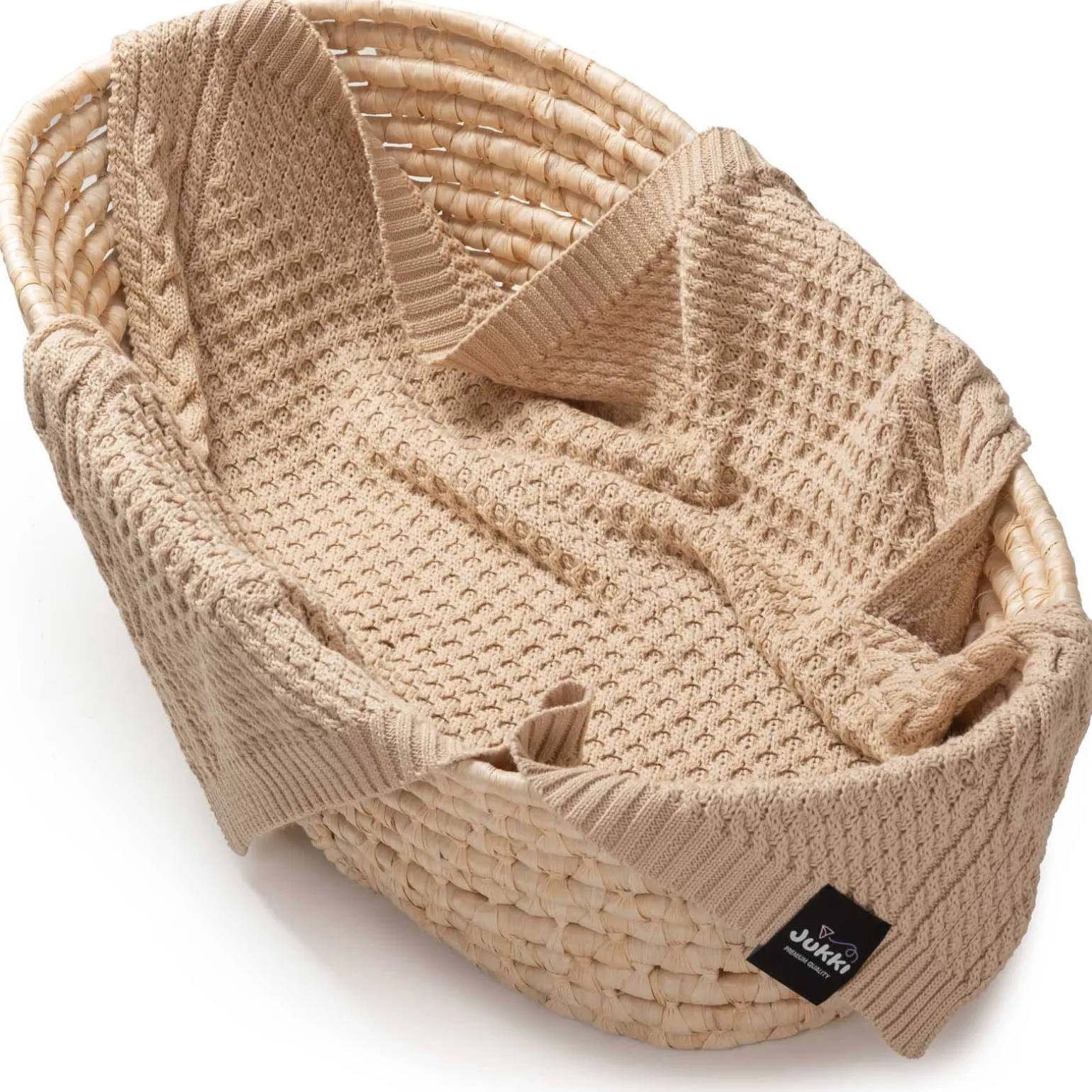Kocyk dziany MERINO 85 x 100 cm - Beige
