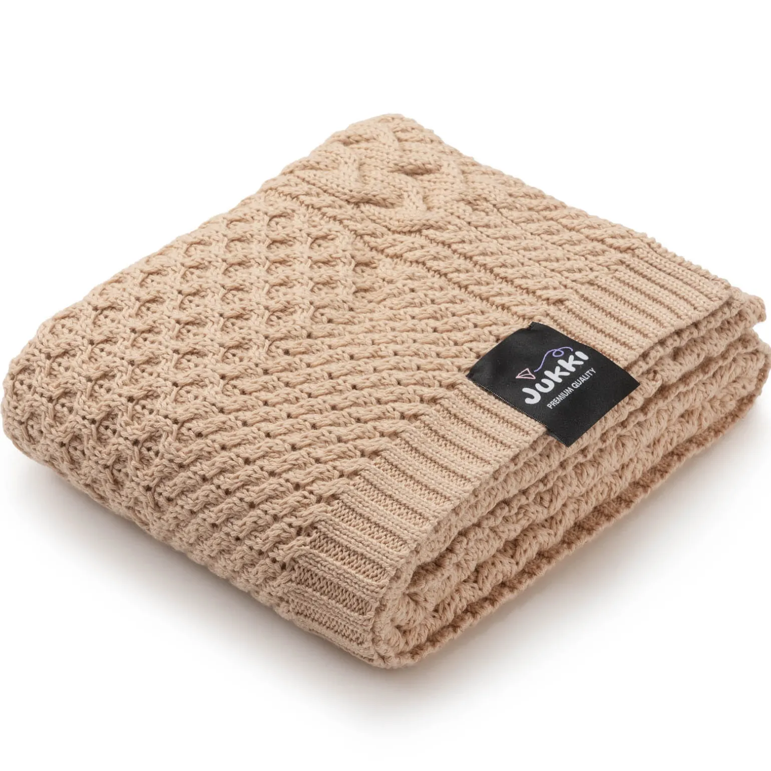 Kocyk dziany MERINO 85 x 100 cm - Beige