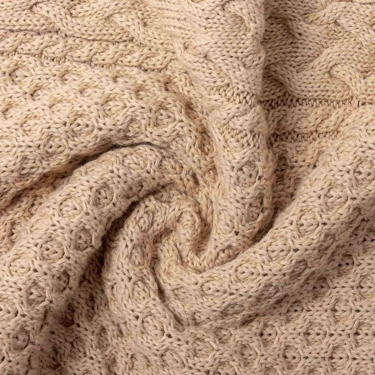Kocyk dziany MERINO 85 x 100 cm - Beige