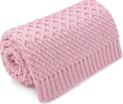 Kocyk dziany MERINO 85 x 100 cm - Pink Cupcake