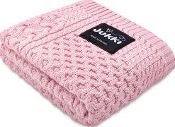 Kocyk dziany MERINO 85 x 100 cm - Pink Cupcake