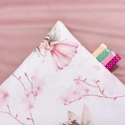 Kocyk niemowlęcy 55x75cm - Little Fairy i Smokey Pink Soft Velvet
