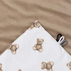 Kocyk przedszkolaka 100x140cm - Mr. Teddy i Caramel Velvet