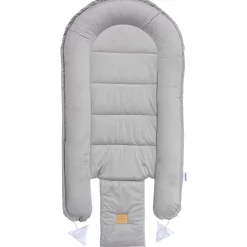 Kokon Comfort - Cloudy Bears i szary Velvet