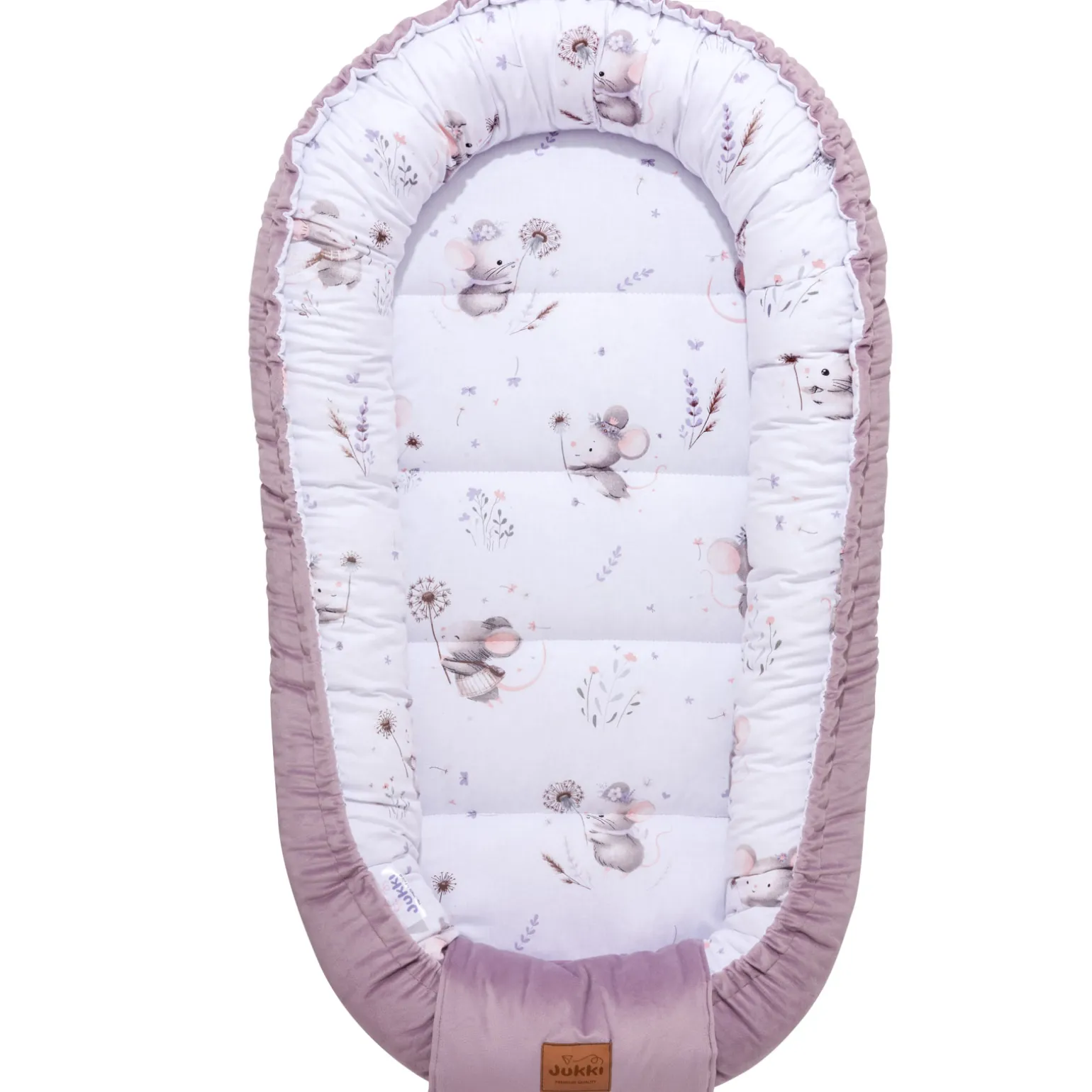 Kokon Comfort - Lovely Mouse i Wrzosowy Soft Velvet