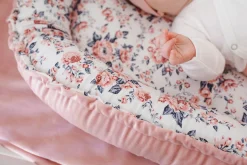 Kokon Comfort - Roses i Smokey Pink Soft Velvet