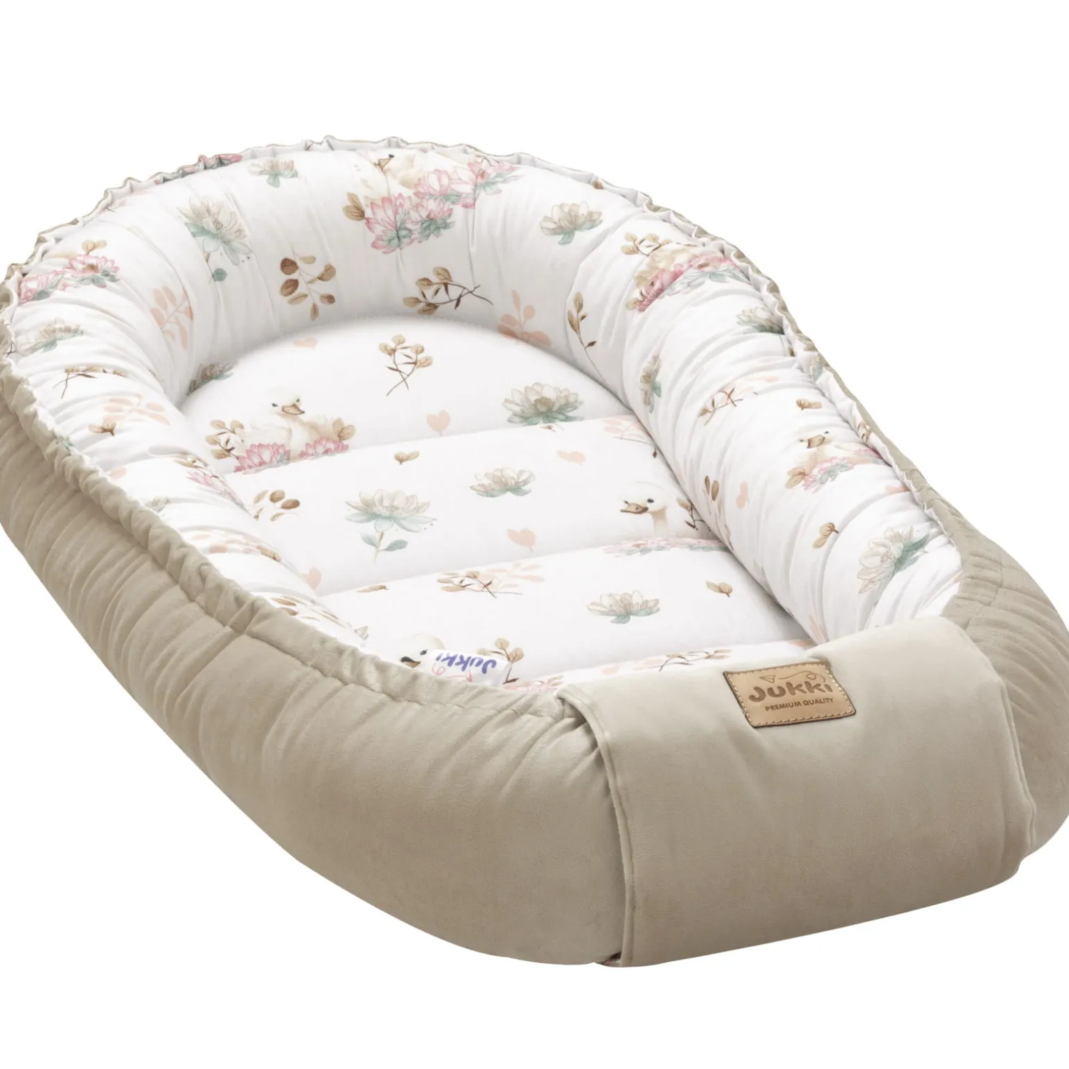 Kokon Comfort - Swan Family i Cappuccino Soft Velvet