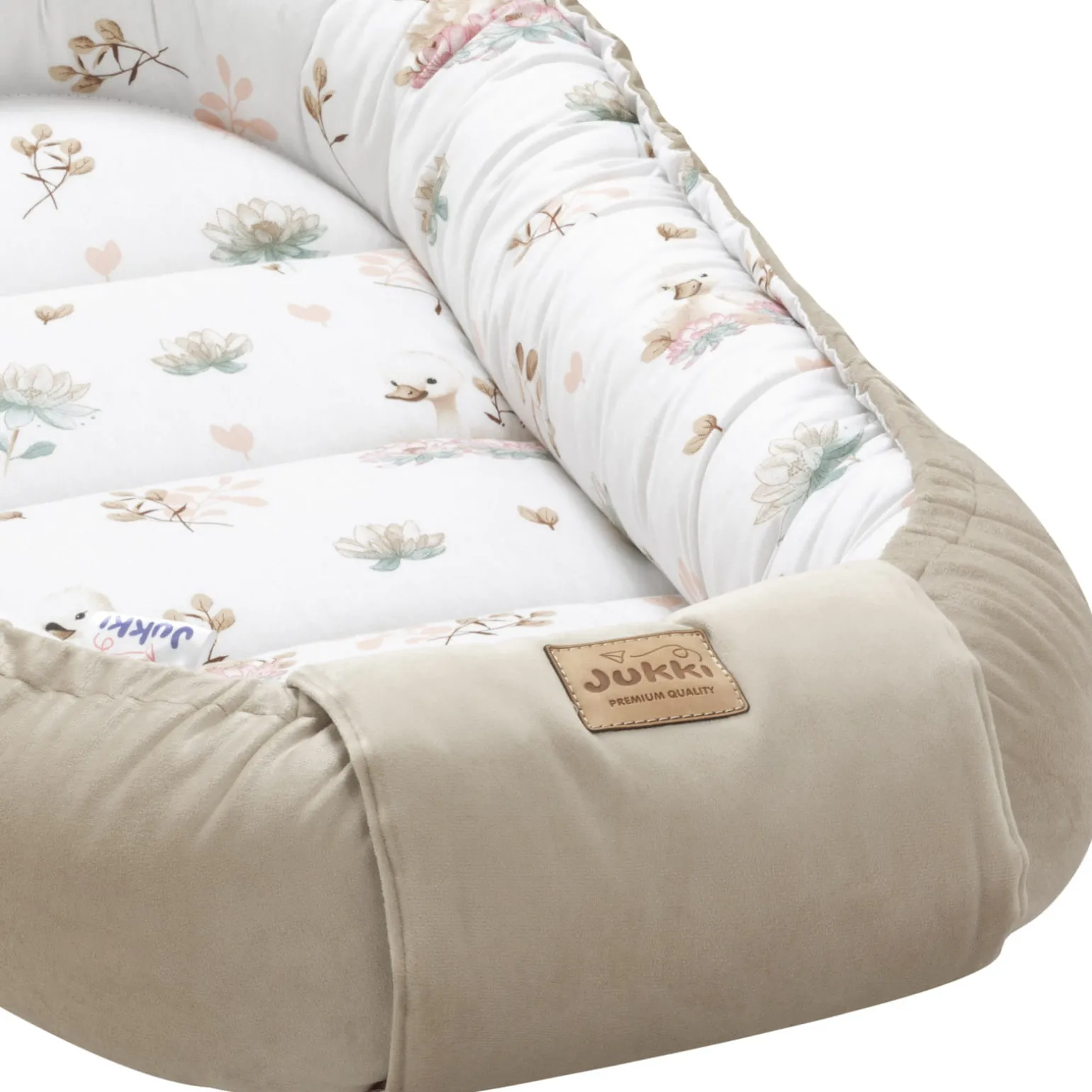 Kokon Comfort - Swan Family i Cappuccino Soft Velvet