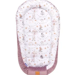 Kokon XXL 65 x 120 cm - Candy Circus i wrzosowy Soft Velvet