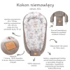 Kokon XXL 65 x 120 cm - Lovely Mouse i Wrzosowy Soft Velvet